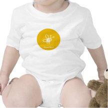 Het gele T-shirt van het Baby van de Bij