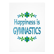 Het geluk is Gymnastiek Aankondiging