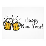 Het gelukkige Bier van het Nieuwjaar Uitnodiging