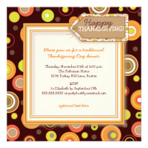 Het gelukkige Diner van de Thanksgiving van het St Persoonlijke Uitnodiging