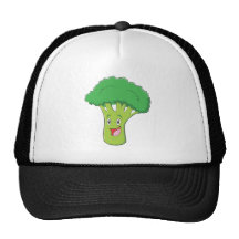 Het gelukkige Plantaardige Glimlachen van Broccoli Petten