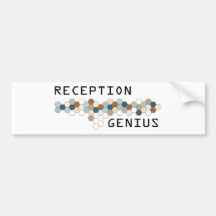 Het Genie van de ontvangst Bumperstickers