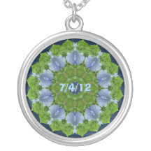 Het gepersonaliseerde Blauwe Ketting van de Caleid