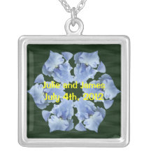 Het gepersonaliseerde Blauwe Ketting van de Caleid