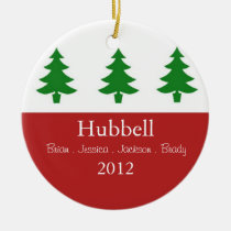 Het gepersonaliseerde Ornament van de Boom Chritsm ornamenten