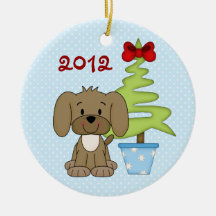Het gepersonaliseerde Ornament van de Hond van 1st