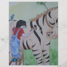Het gestreepte schilderen persoonlijke folder