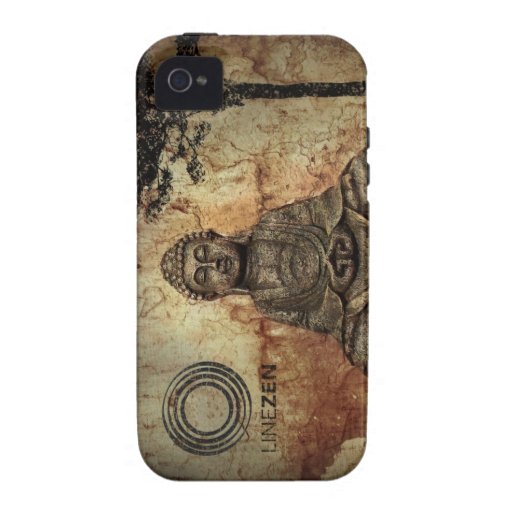 Het Geval van Boedha Iphone door LineZen iPhone 4 Case