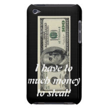 het geval van de 100 dollarrekening barely there iPod case