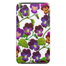 Het Geval van de Aanraking van Pansies van de tuin iPod Touch Covers