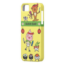 Het geval van de Bar iPhone4 van sushi Case-Mate iPhone 5 Hoesje