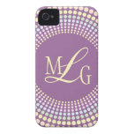 Het Geval van het Monogram van de Cirkel van het S Case-Mate iPhone 4 Hoesjes