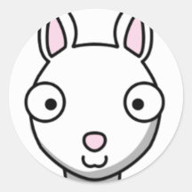 Het Gezicht van de Lama van de cartoon Sticker