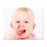 Het Gezicht van het baby! Canvas Afdrukken