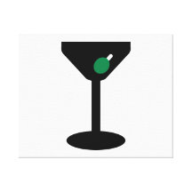 Het glas van de cocktail canvas afdruk