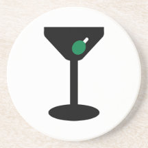 Het glas van de cocktail onderzetter voor drinken