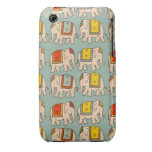 Het goede patroon van de de olifanten leuke olifan iPhone 3 hoesje