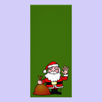 Het golven van de Kerstman reclamekaarten