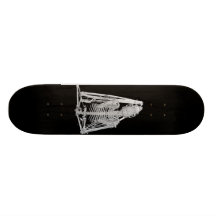Het gotische Skelet van de Knuppel Skateboard Deck