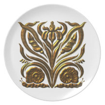 Het Goud van de Jugendstil Diner Bord