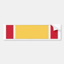 Het gouden Lint van de Besparing van het Leven Bumpersticker
