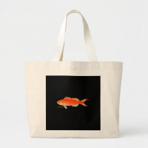 Het gouden Ontwerp van Vissen Canvas Tas