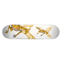Het gouden Skateboard van de Draak Jeweled