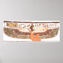 Het graf van Nefertari van Maat- Print