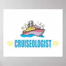 Het grappige Schip van de Cruise Print