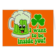 Het grappige St Patricks Groene Bier van de Dag Kaarten