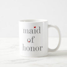 Het grijze Eerste bruidsmeisje van de Tekst Koffie Beker