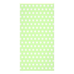 Het groene en Witte Patroon van de Stip. Spotty. Fotokaart