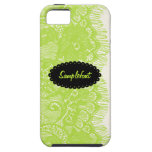 Het groene kant van PixDezines iPhone 5 Cases