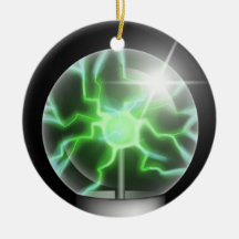 Het groene Ornament van de Boom van de Bal van het