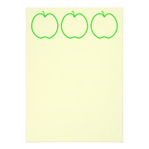 Het groene Overzicht van Apple Uitnodiging