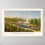 Het grote Overzicht van het Leger in Washington, g Posters