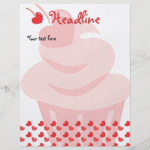 Het Hart Cupcake van de pop Folder Ontwerp