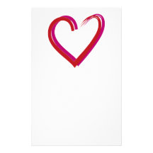 Het Hart van de liefde Briefpapier Ontwerp