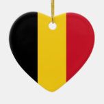 Het Hart van de Vlag van België Kerst Ornamenten