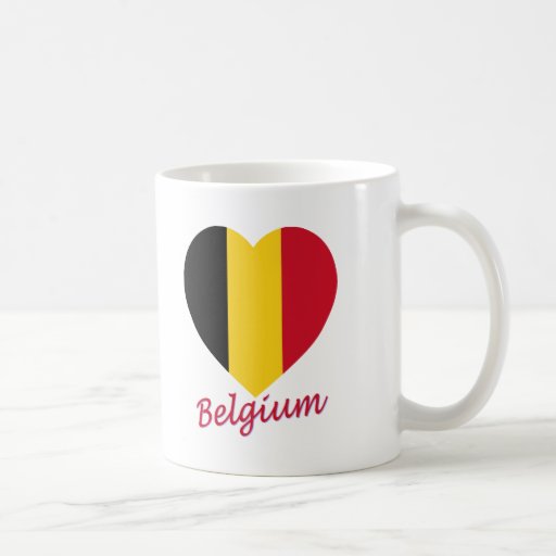 Het Hart van de Vlag van België Koffie Bekers