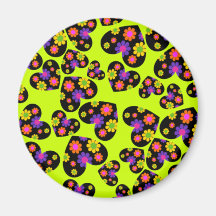 Het Hart van flower power Magneten
