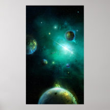 Het Heelal van de rand Print