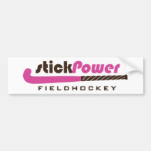 Het Hockey van de Macht van de stok - (de Sticker  Bumperstickers