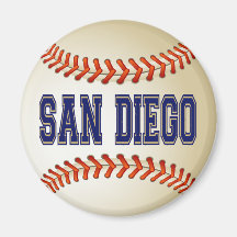 HET HONKBAL VAN SAN DIEGO KOELKAST MAGNEET