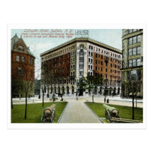 Het Hotel van Lafayette, Buffels, NY 1909 Wijnoogs Wens Kaarten