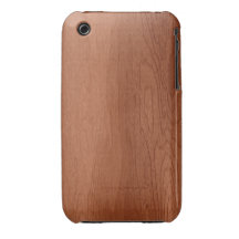 Het houten Geval van de Textuur iPhone 3 Case