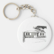 Het Huis van Niagra Sleutel Hanger