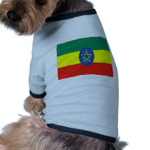 Het huisdierent-shirts van Ethiopië Honden Tshirt