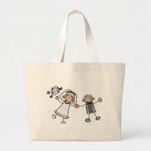 Het Huwelijk van de cartoon Canvas Tas