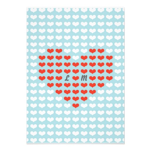 Het Huwelijk van de Harten van de valentijnskaart  Persoonlijke Uitnodiging